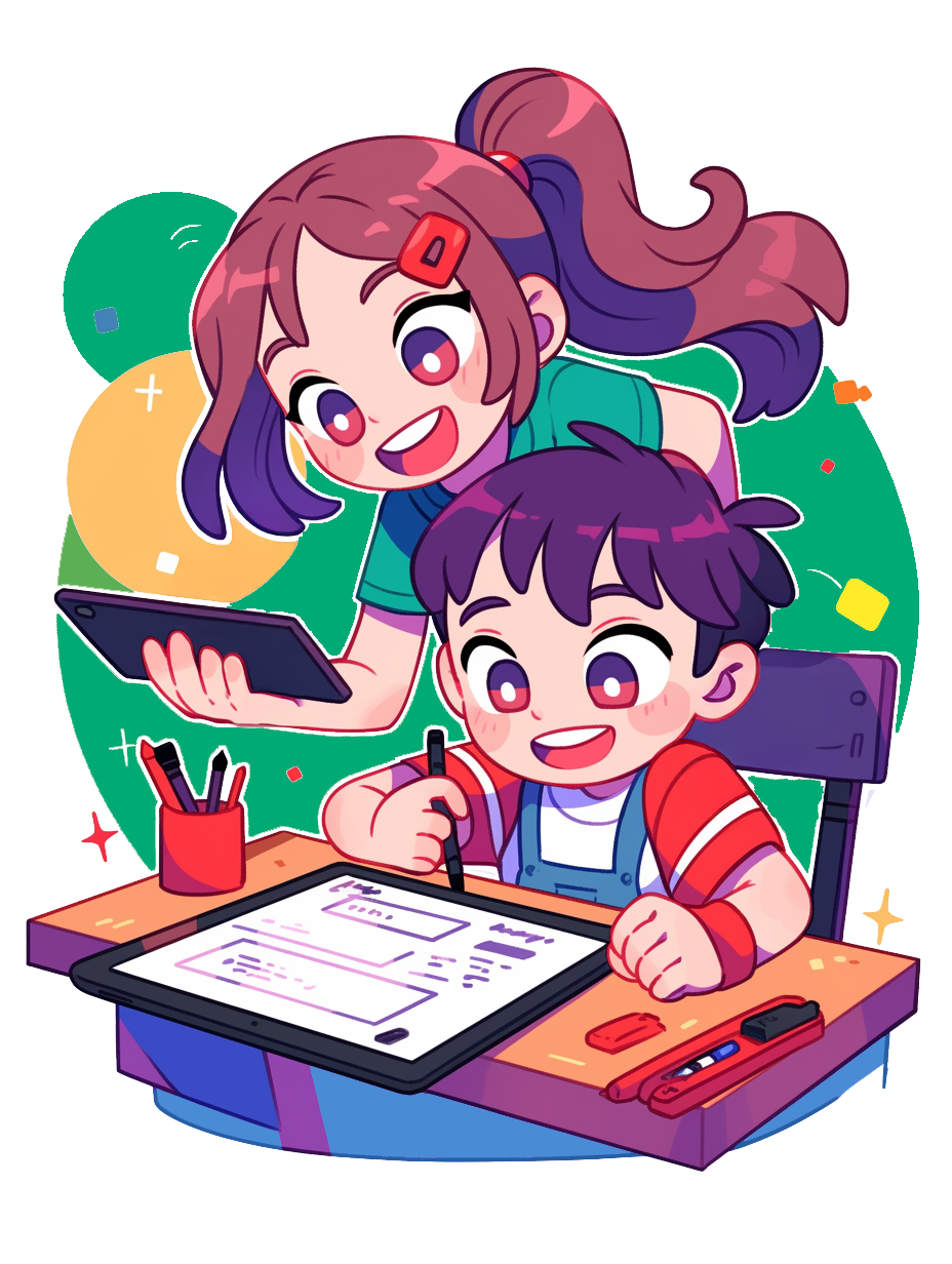 みんなでマスターのイメージイラスト
